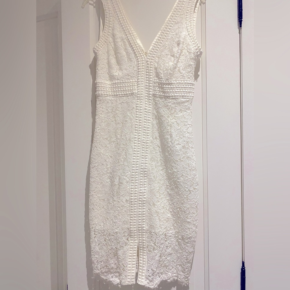 Bardot lace dress